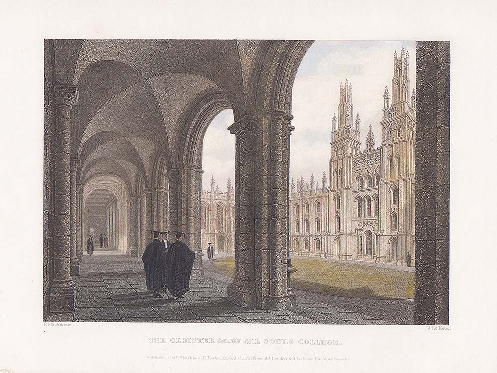 The Cloister etc. of All Souls College.