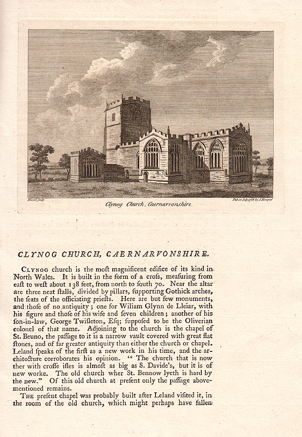 Clynog Church Caernarvonshire
