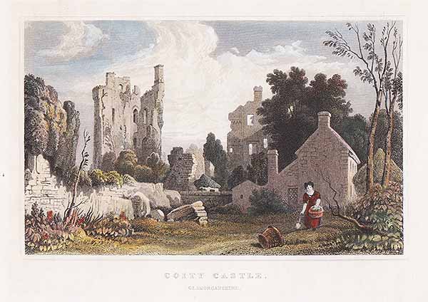 Coity Castle Glamorganshire