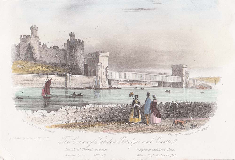 The Conway Tubular Bridge and Castle 