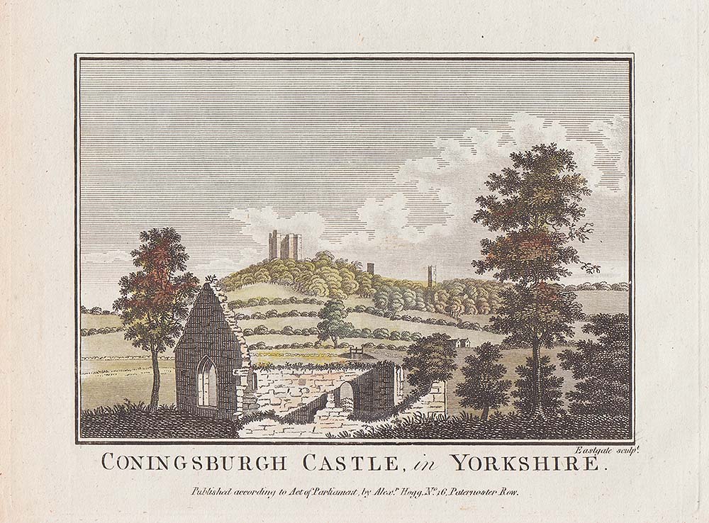 Coningsburgh Castle in Yorkshire