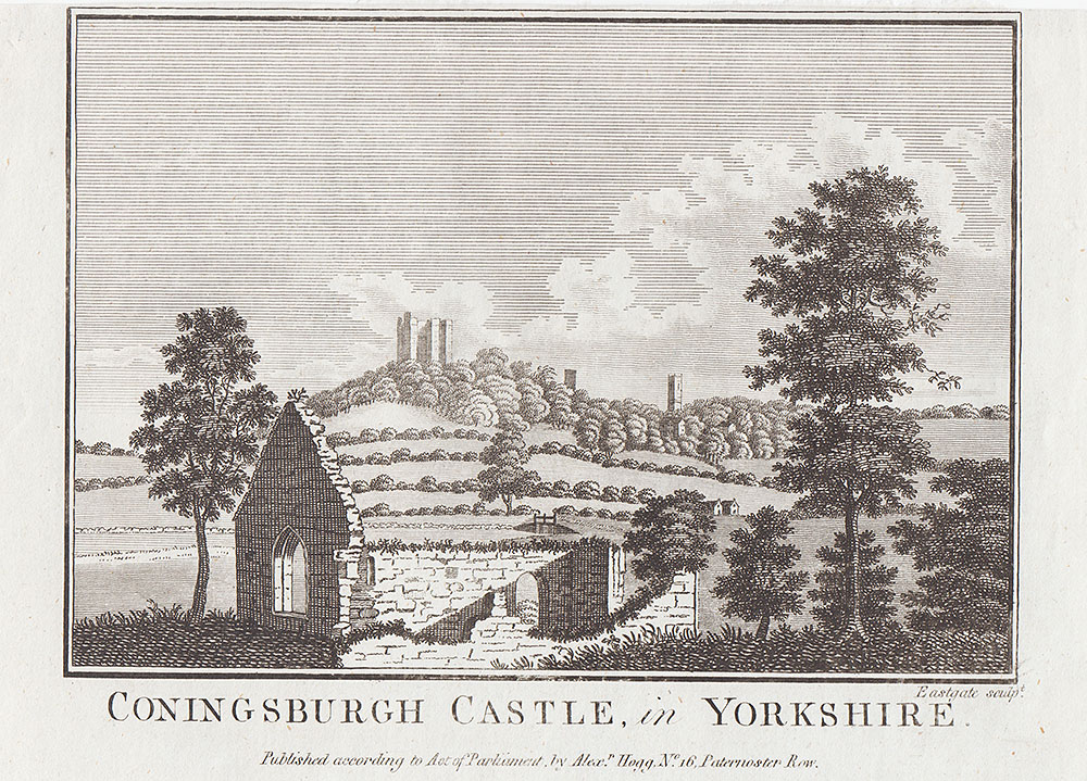 Coningsburgh Castle in Yorkshire 