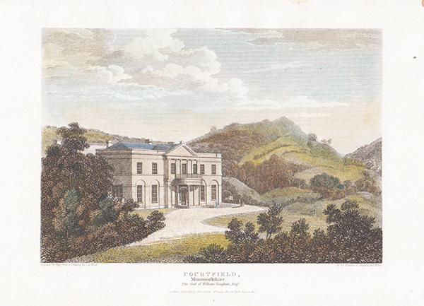 Courtfield Monmouthshire The Seat of William Vaughan Esq