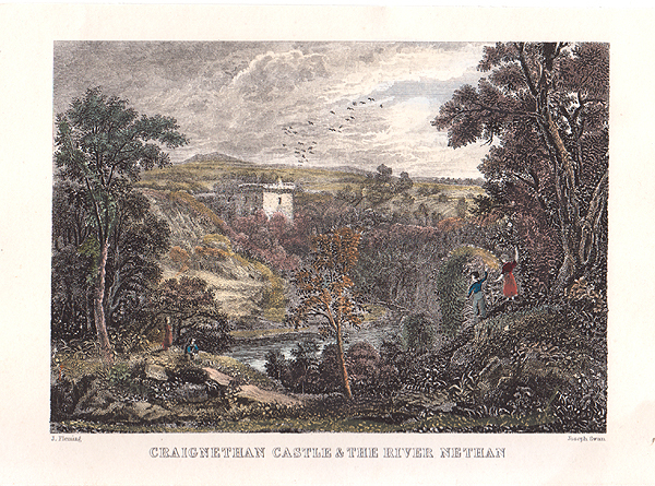 Craignethan Castle & the River Nethan