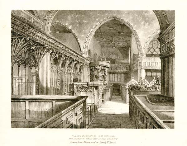 Dartmouth Church - The Interior from the North Transept