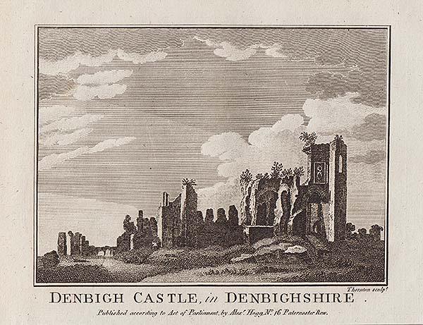 Denbigh Castle in Denbighshire