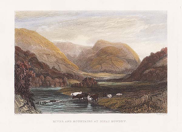 River and Mountains at Dinas Mowddy 
