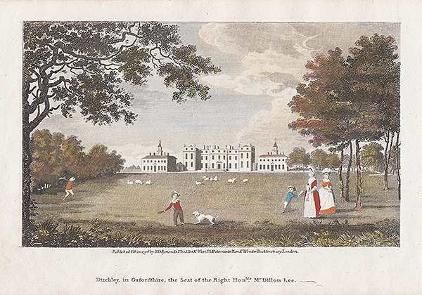 Ditchley in Oxforshire the Seat of the |Right Honble Mr Dillon Lee 