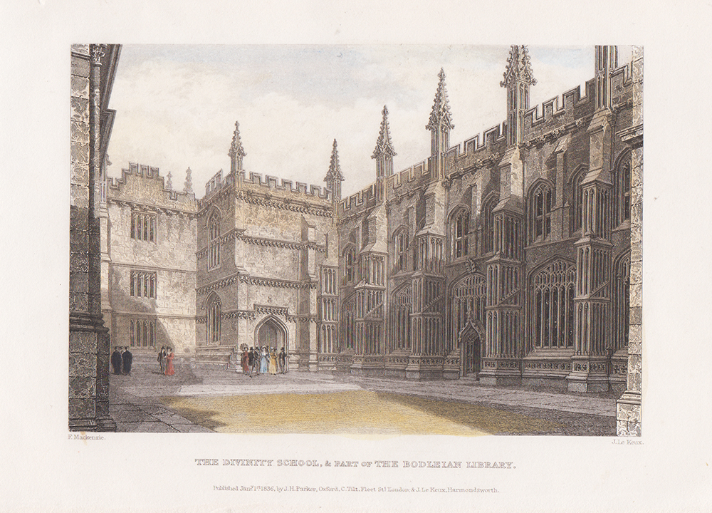 The Divinity School and Part of the Bodleian Library