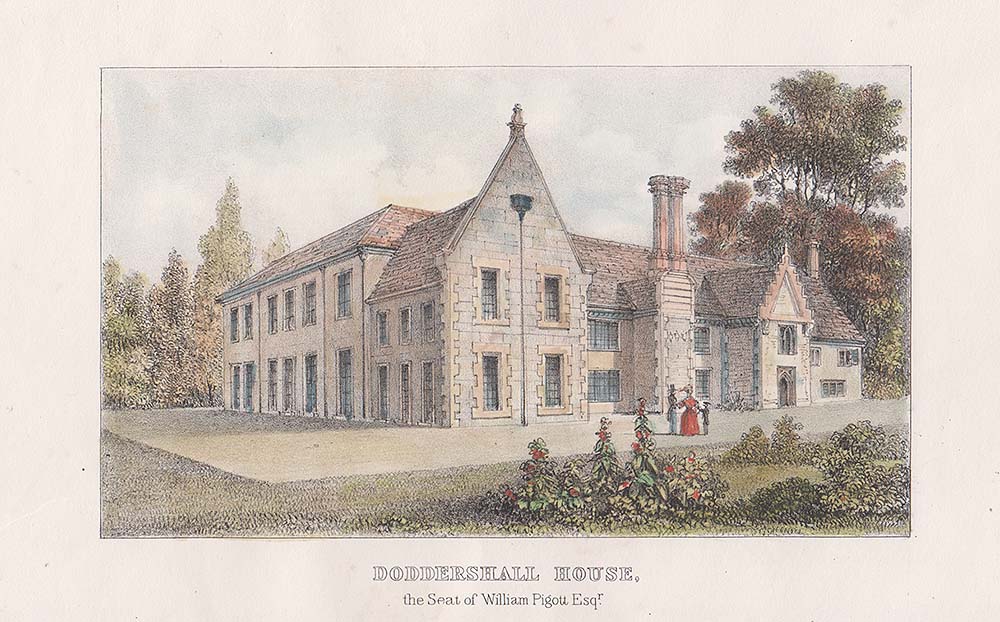 Doddershall House the Seat of William Pigott  Esq