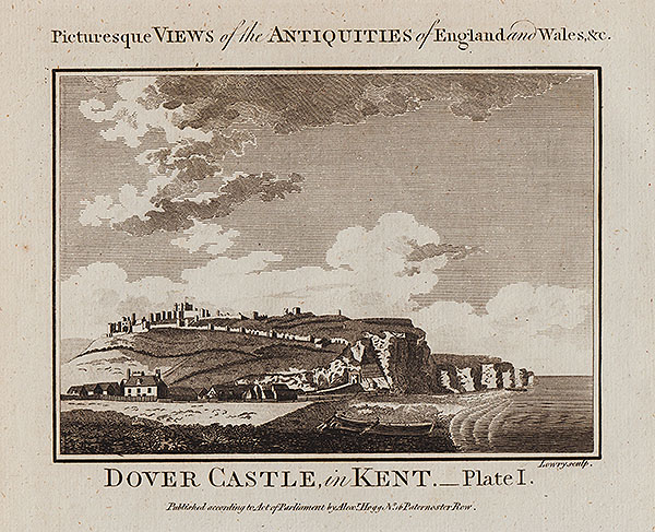 Dover Castle in Kent  Plate 1