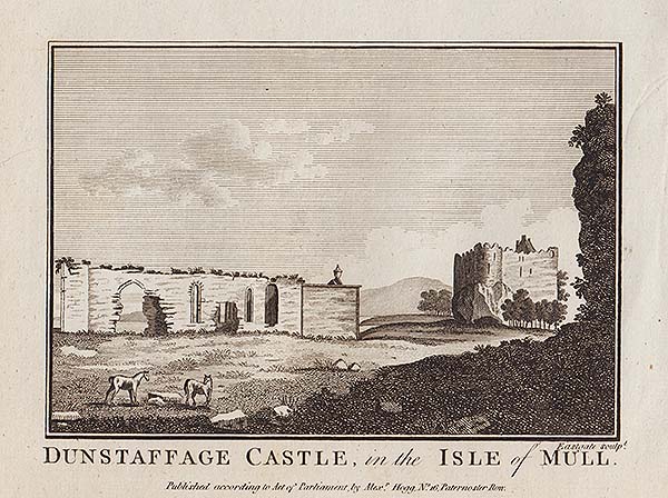Dunstaffage Castle in the Isle of Mull