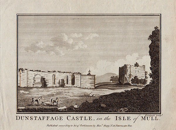Dunstaffage Castle in the Isle of Mull