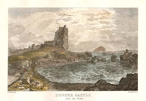Dunure Castle from the North