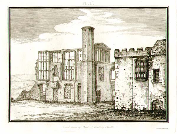 East view of Part of Sudlley Castle