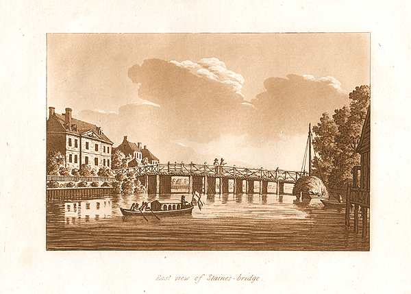 East view of Staines Bridge