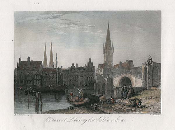 Entrance to Lubeck by the Holstein Gate
