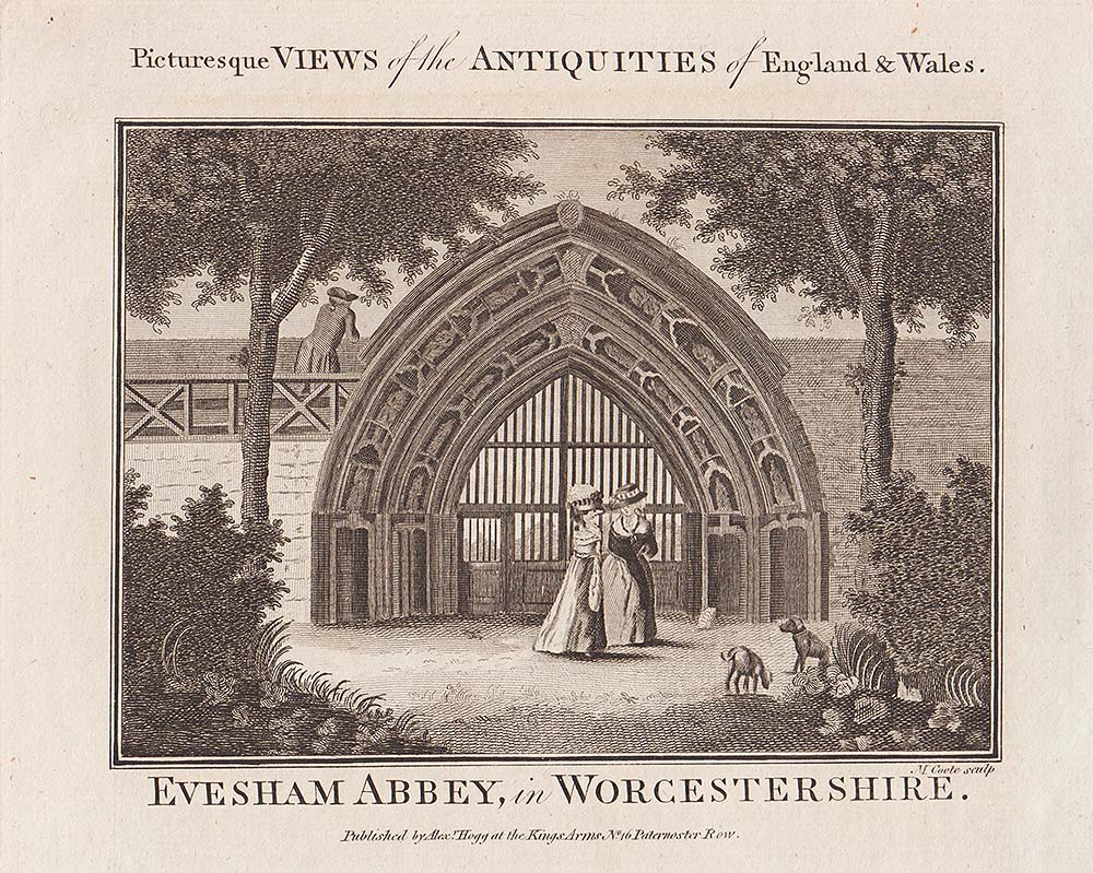 Evesham Abbey in Worcestershire 