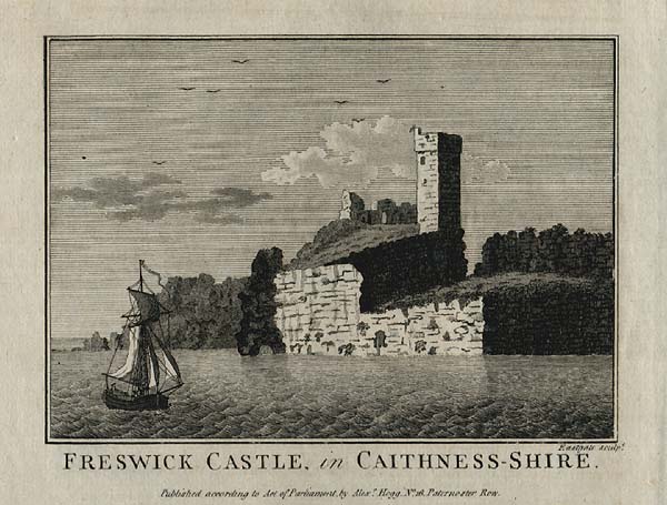Freswick Castle in Caithness-Shire