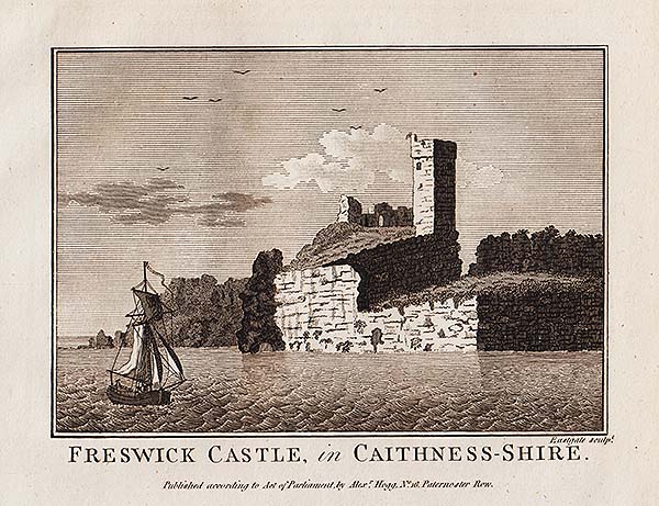 Freswick Castle in Caithness Shire