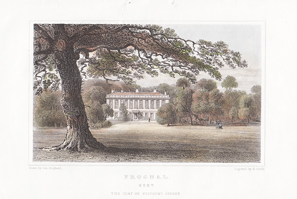 Frognal Kent the  Seat of Viscount Sidney