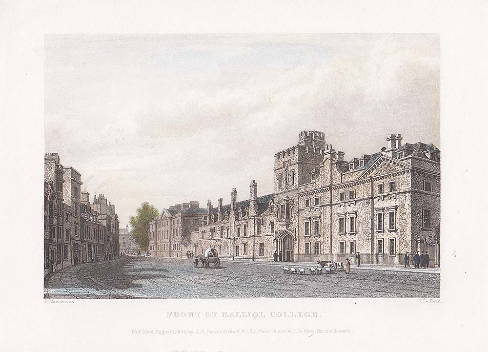 Front of Balliol College.