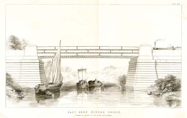 Cast Iron Girder Bridge - intended for crossing the River Nene near Wisbeach