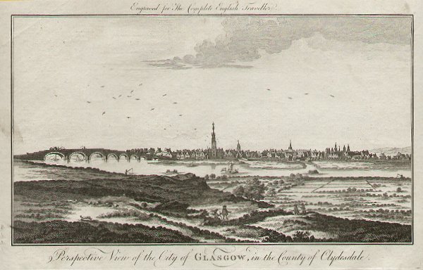 Perspective view of the City of Glasgow in the County of Clydesdale