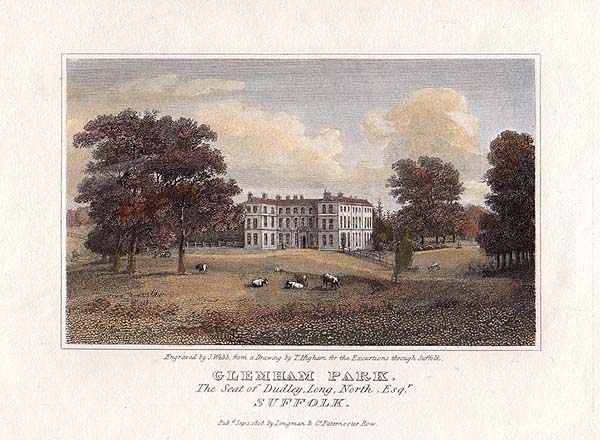 Glemham Park  -  The Seat of Dudley Long North  Esq