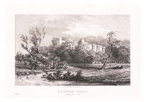 Haddon Hall From the S W 