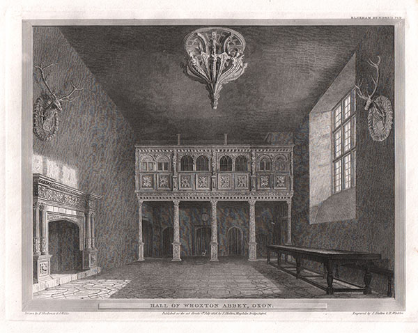 Hall of Wroxton Abbey Oxon