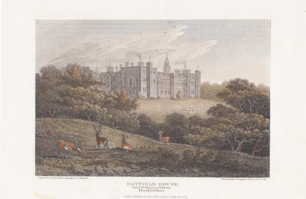 Hatfield House Seat of the Marquis of Salisbury Hertfordshire