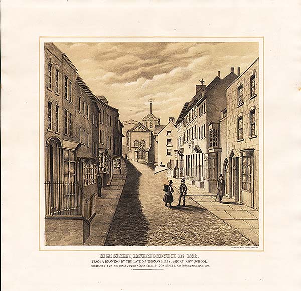 High Street Haverfordwest in 1822