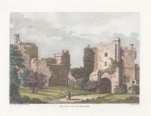 Inner View & Gate of Bodiham Castle 