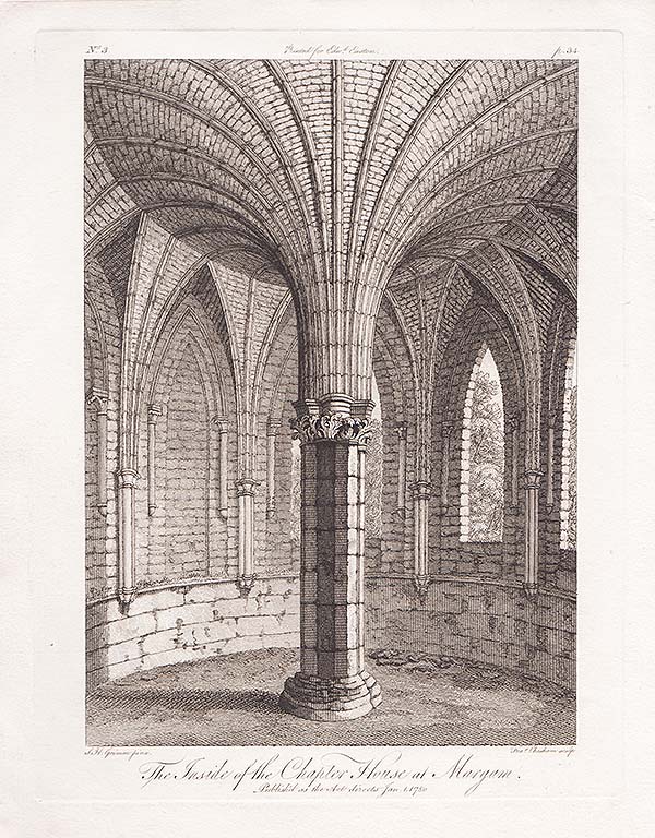 The Inside of the Chapter House at Margam  