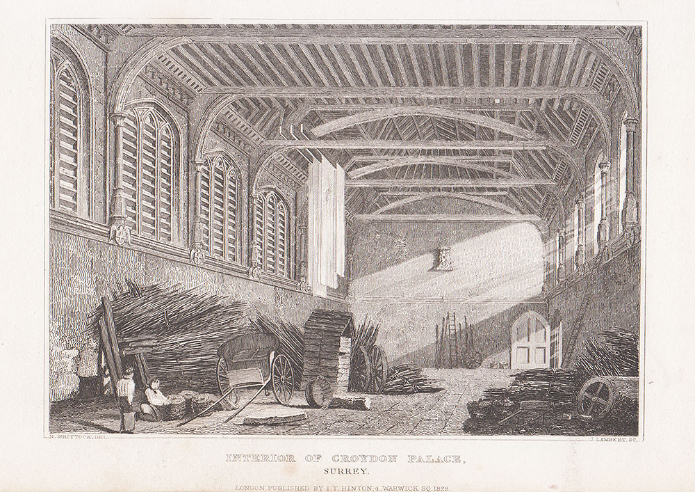 Interior of Croydon Palace Surrey