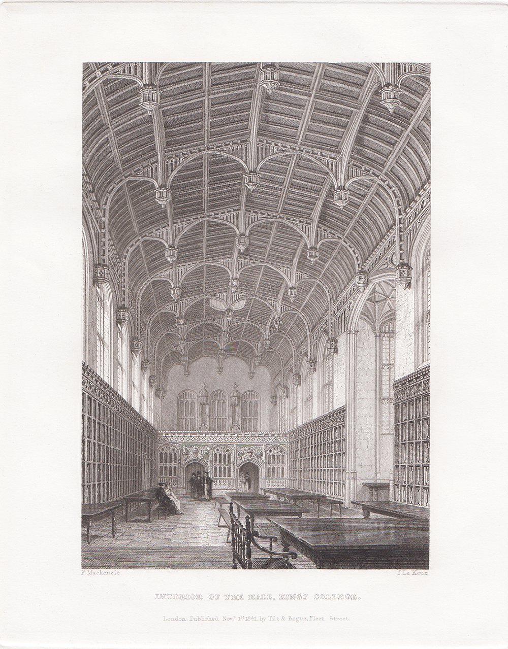 Interior of the Hall Kings College