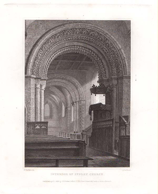 Interior of Iffley Church