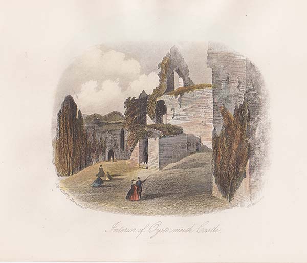 Interior of Oystermouth Castle