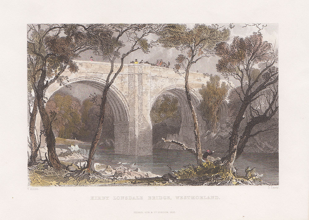 Kirby Lonsdale Bridge Westmorland