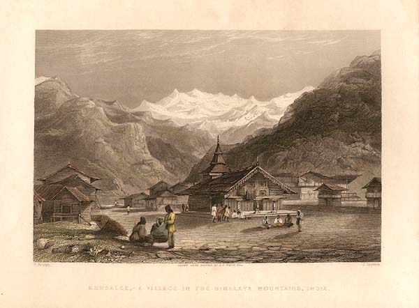 Kursalee a village in the Himalaya Mountain India
