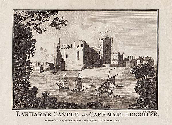 Lanharne Castle in Carmarthenshire