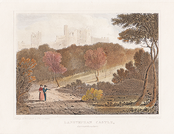 Lanstephan Castle Caernarthewnshire 