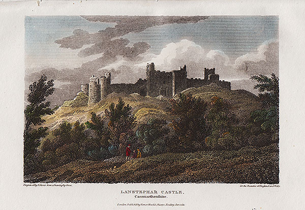 Lanstephan Castle Carmarthenshire