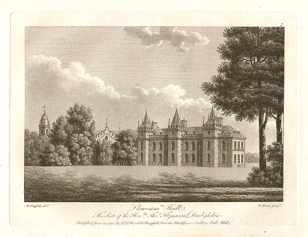 Llewenni Hall  The Seat of the Hon Thos Fitzmaurice Denbighshire 