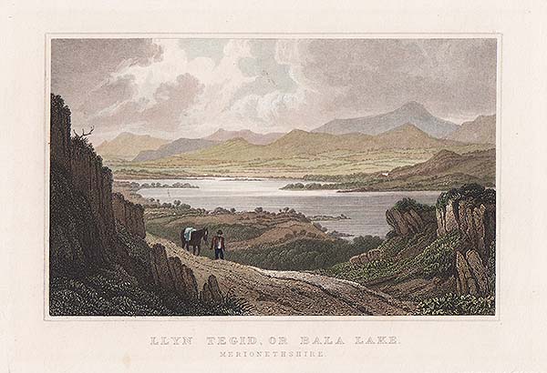 Llyn Tegid or Bala Lake Merionethshire 