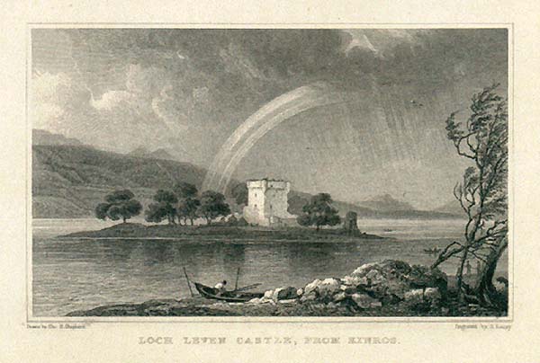 Loch Leven Castle from Kinross