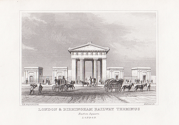 London & Birmingham Railway Terminus Euston Square London