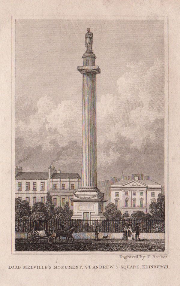 Lord Melville's Monument St Andrew's Square Edinburgh