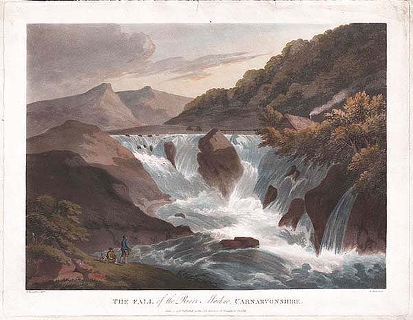 The Fall of the River Machno Carnarvonshire